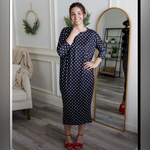 Nuggles * B&W -Pippa Polka Dot Dress